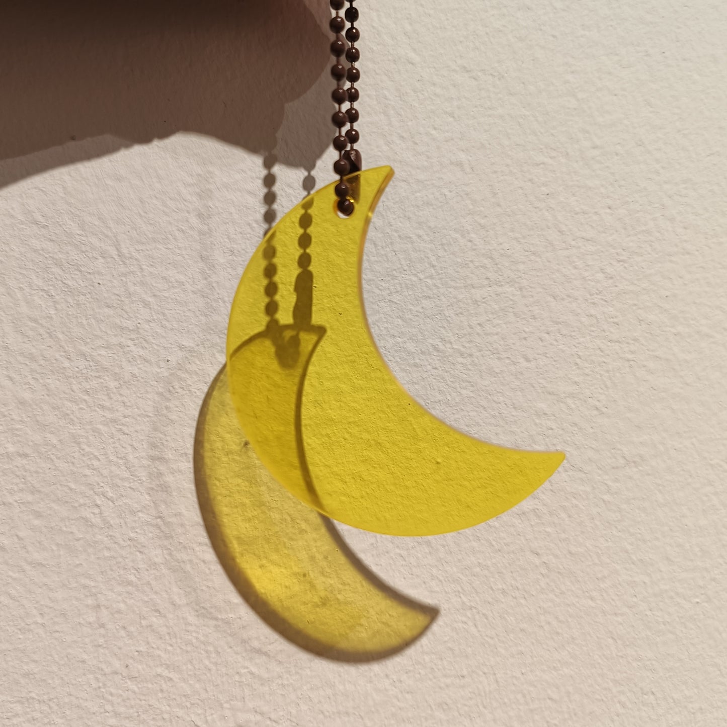 Moon Keychain or Bag Charm