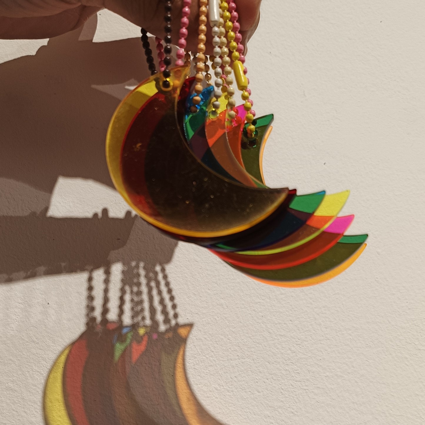 Moon Keychain or Bag Charm