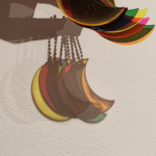 Moon Keychain or Bag Charm