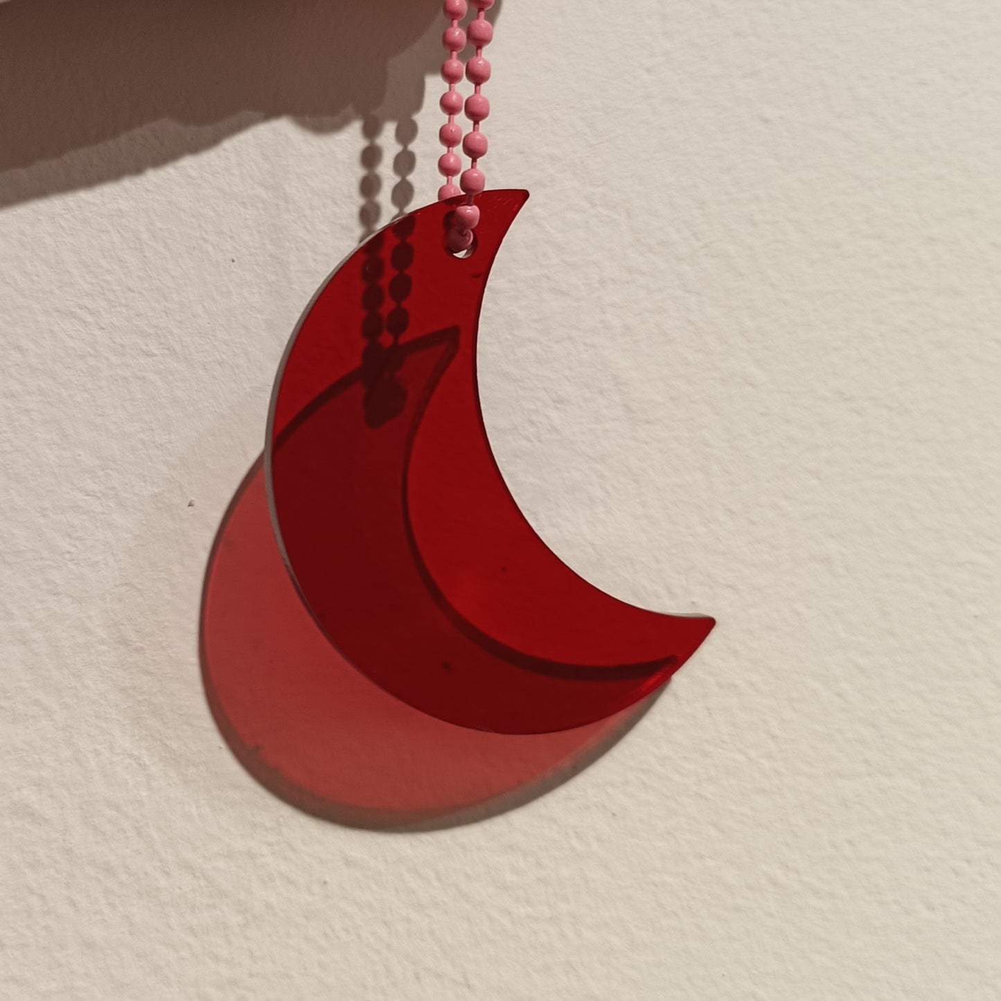 Moon Keychain or Bag Charm